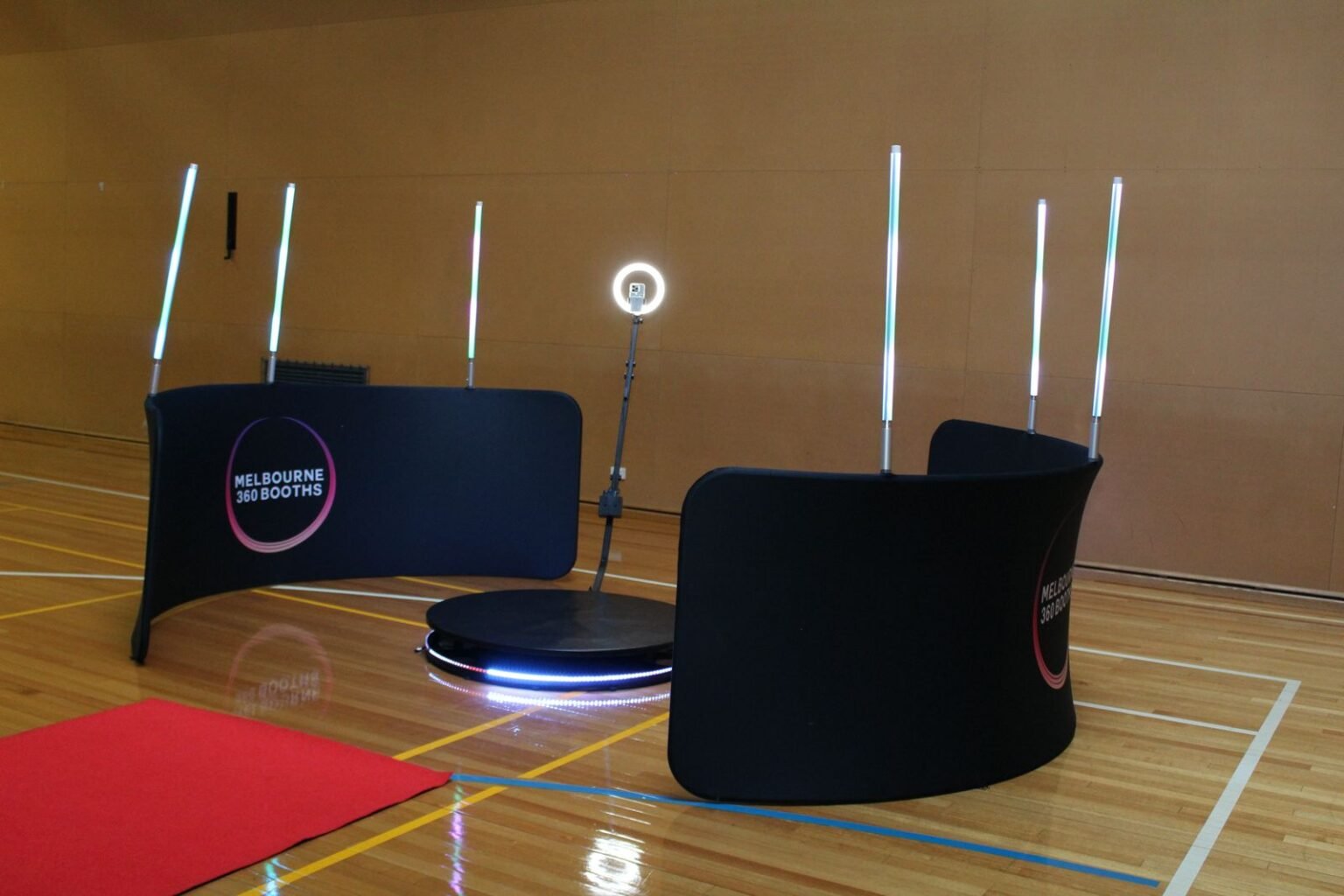 360 booth Led Backdrops - Melbourne 360 Booth