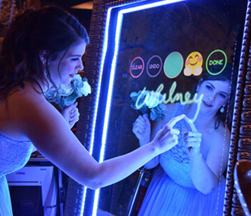 Magic mirror booth hire